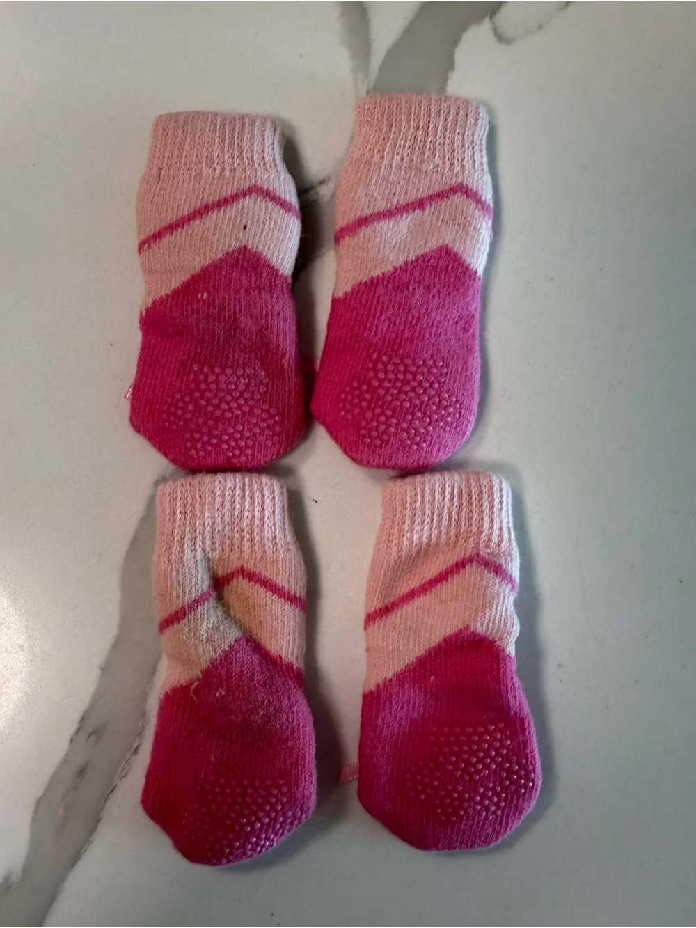 Pet Dog Slip On Princess Ballerina Socks Set Of 4 Pet Apparel Small EUC